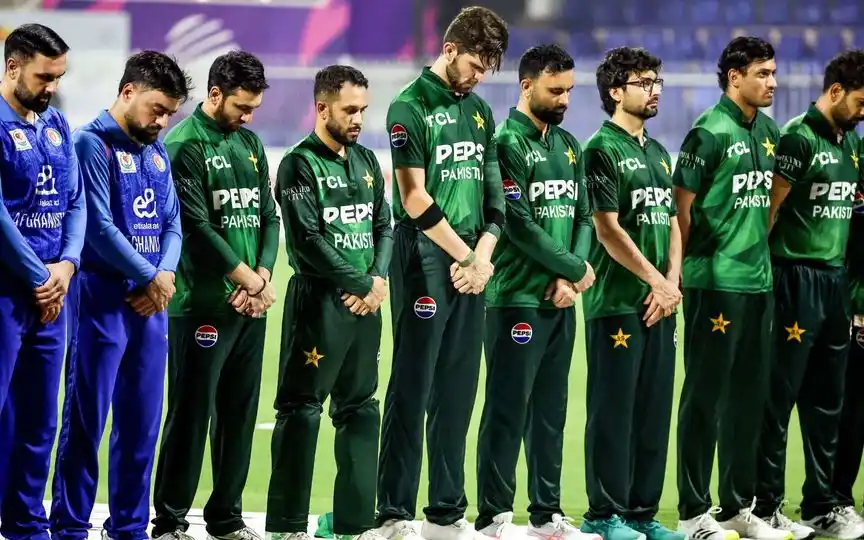 Pakistan team [Source: AFP Photos]