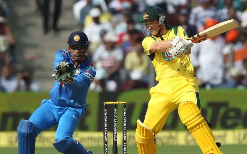 George Bailey against India [Source: @klean_cumpurt/X.com]