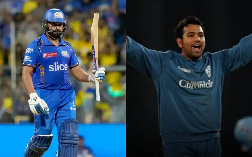 Rohit Sharma During his time with MI and Deccan Chargers - (Source: @Johns/X.com)