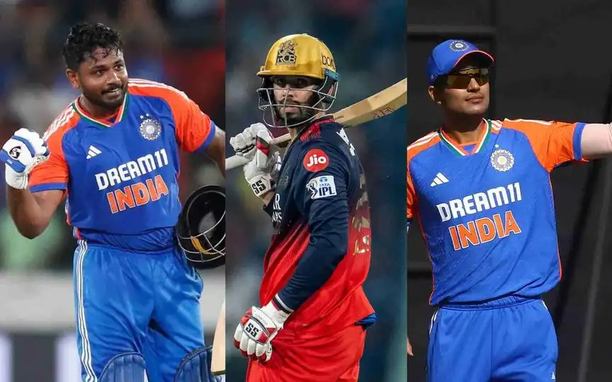 Sanju Samson, Jitesh Sharma and Shubman Gill (Source:@cricbuzz and @SR_Shriram_58/X.com)