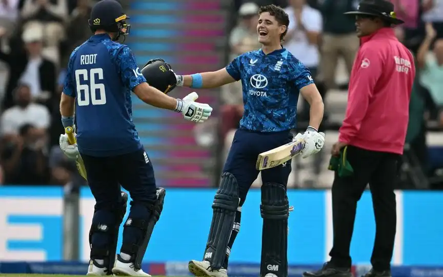 England posted their highest total vs SA in ODIs [Source: AFP]