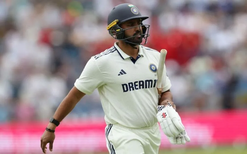 Karun Nair failed to impress on his comeback [Source: @kirikraja/x.com]