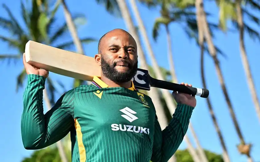 Temba Bavuma left the field with calf strain [Source: AFP Photos]