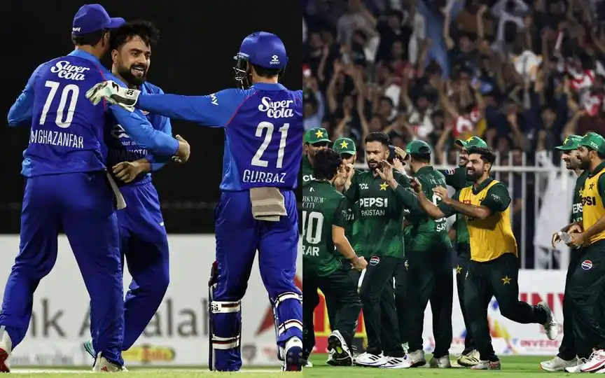 Mohammad Nawaz and Rashid Khan [Source: AFP Photos]
