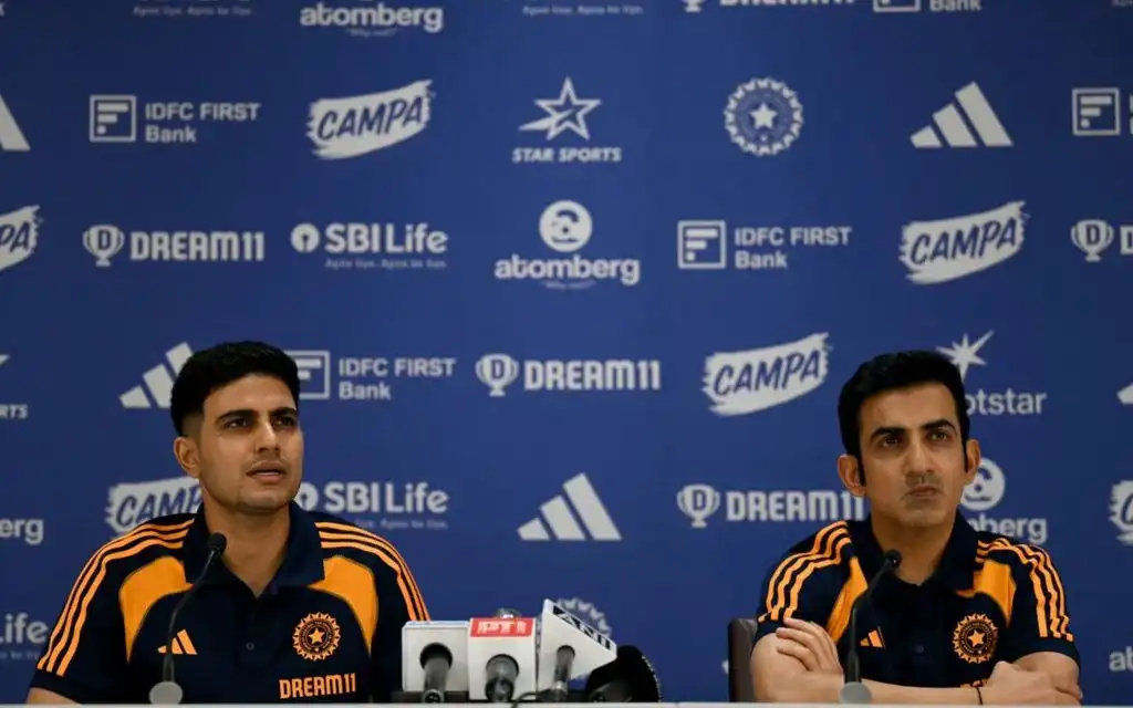 Shubman Gill and Gautam Gambhir - (Source : AFP)