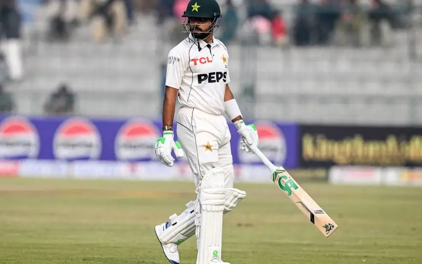 Falling Test career of Babar Azam [Source: AFP Photo]
