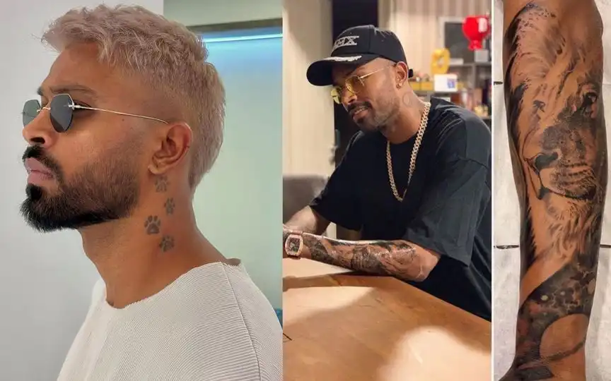 Hardik Pandya Tattoo​ (Source:@Uzair_things, CricketTimesHQ, x.com)