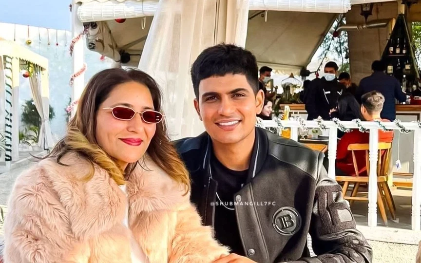 Shubman Gill's Mother (Source:@ShubmanGill7fc,x.com)