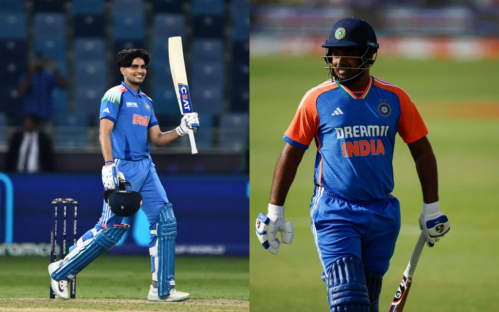 Shubman Gill will likely replace Samson as opener [Source: AFP]