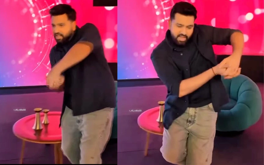 Rohit mocks ex-cricketers [Source: r_45_editz00/Instagram]
