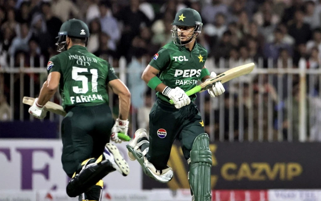 Sahibzada And Saim Ayub’s Struggles Against Pace Might Trouble Pakistan [Source: AFP]