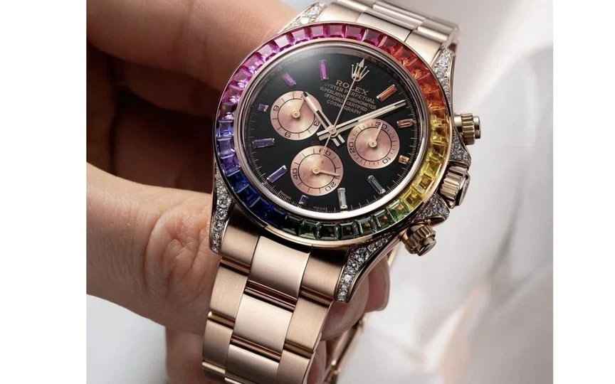 Rolex Daytona Rainbow - ₹4.1 crore (Source:@TheWatchB,x.com)