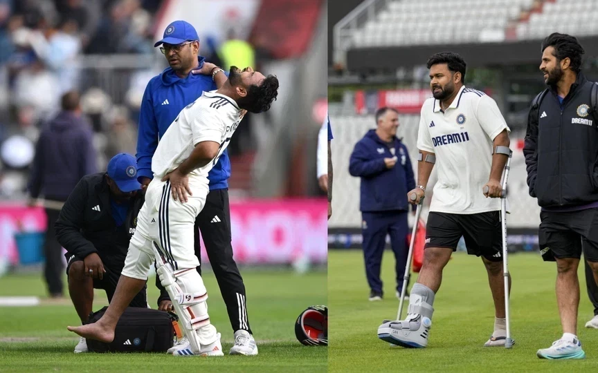 Rishabh Pant's Right Foot Fracture - 2025 (Source:@ESPNcricinfo,x.com)