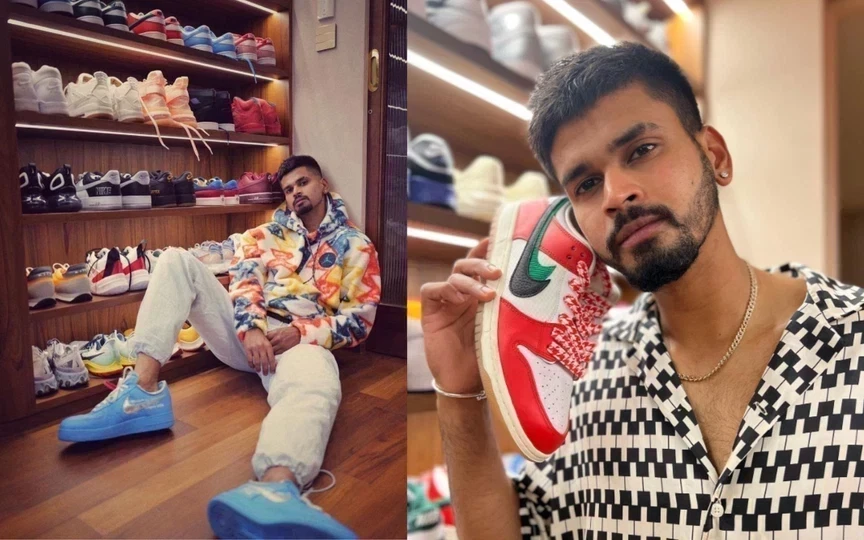 Shreyas Iyer with Nike shoes [Source: @shreyasiyer96/Instagram]