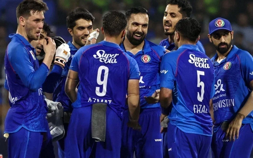 Afghanistan team inm T20Is (Source: AFP)