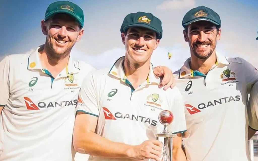 Josh Hazlewood on Australia's trinity's future [Source: @Akaran_1/X.com]