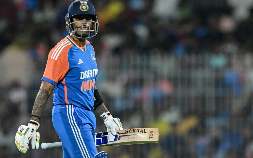 Suryakumar Yadav for India in T20Is (Source: AFP)