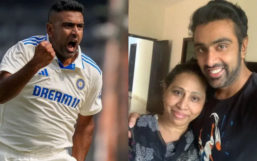 Ravichandran Ashwin's Mother​ (Source:@Cricket Times, x.com)