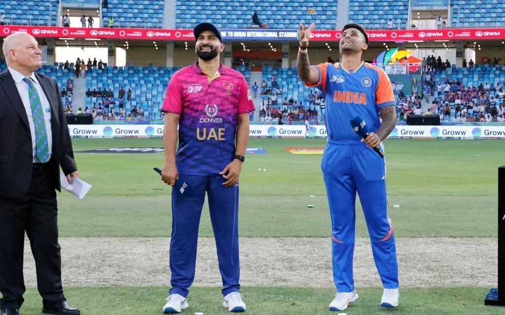 Who won the toss today in IND Vs UAE [Source: AFP Photo]
