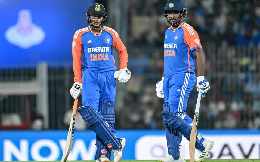 Where will Samson bat vs UAE? [Source: AFP Photo]
