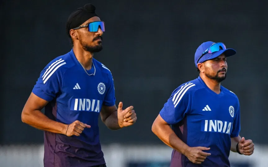 Arshdeep Singh and Kuldeep Yadav [Source: AFP Media]