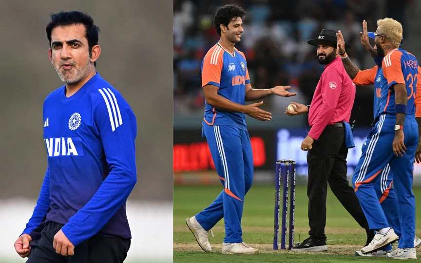 Gautam Gambhir picked Dube for first match [Source: AFP]
