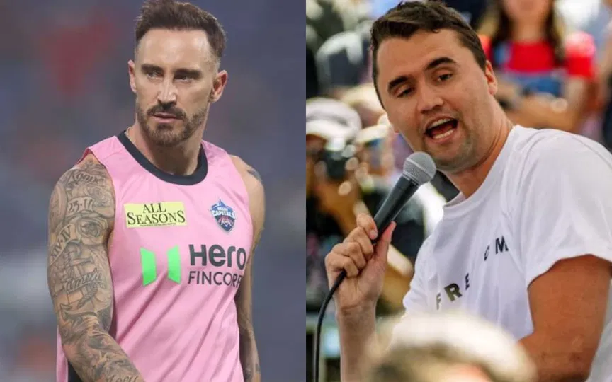 Faf du Plessis shocked at Charlie Kirk's death [Source: @CricCrazyJohns, @Artemisfornow/X.com]
