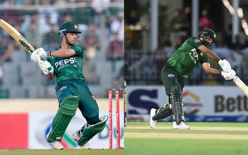 Saim Ayub and Fakhar Zaman [Source: AFP]