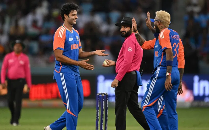 Shivam Dube In action vs UAE - (Source : AFP)