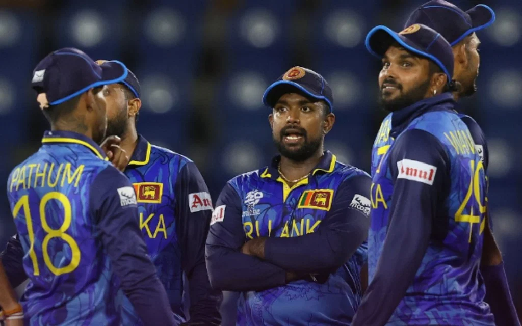 Sri Lankan team [Source: @ICC/x.com]