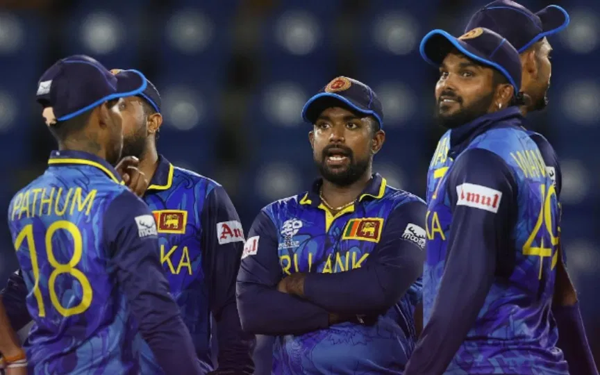 Sri Lankan team [Source: @ICC/x.com]