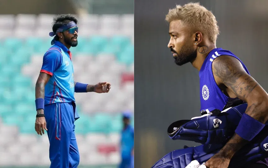 Hardik Pandya donnes blonde hair ahead of Asia Cup 2025 (X.com&Instagram.com/@hardikpandya7)