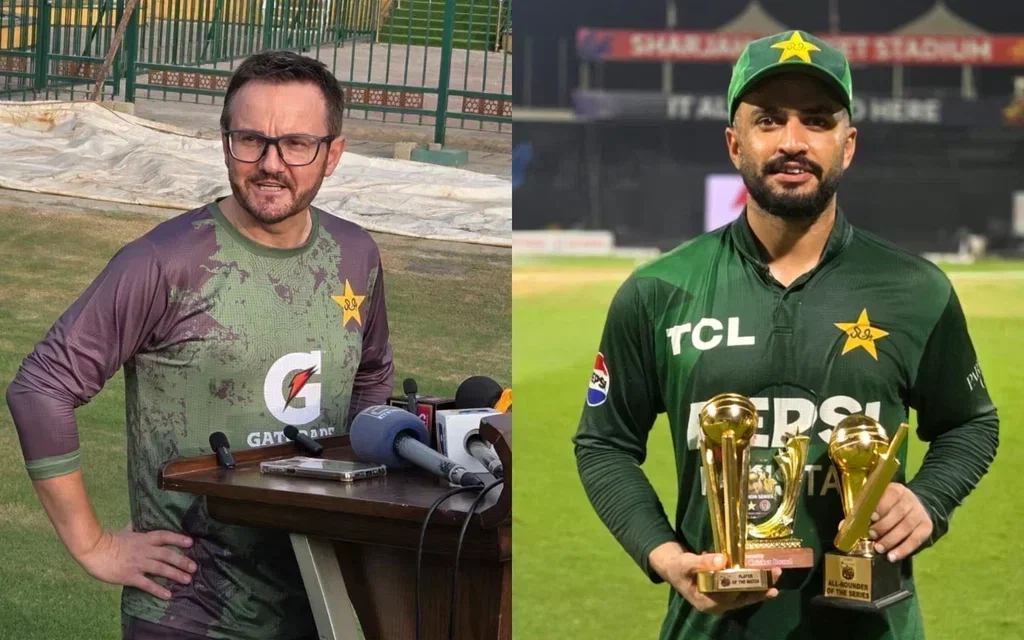 Pakistan head coach praises Mohammad Nawaz [Source: @CoachHesson, @NaziaAftab09/X.com]