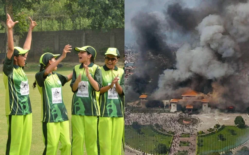 Nepal protests threaten Women T20 Blind World Cup [Source: @Muneeb313_, @chandangoopta/X.com]
