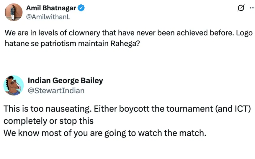 Fan tweets [Source: @AmilwithanL, @StewartIndian/X.com]