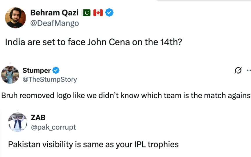 Fan tweets [Source: @DeafMango, @TheStumpStory, @pak_corrupt/X.com] 