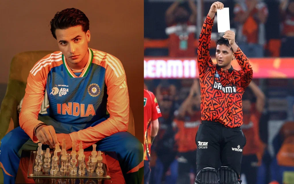 Abhishek Sharma is currently ranked at top in ICC T20 Batters Rankings (X.COM/@xavierunclelite & @OfficialAbhi04)