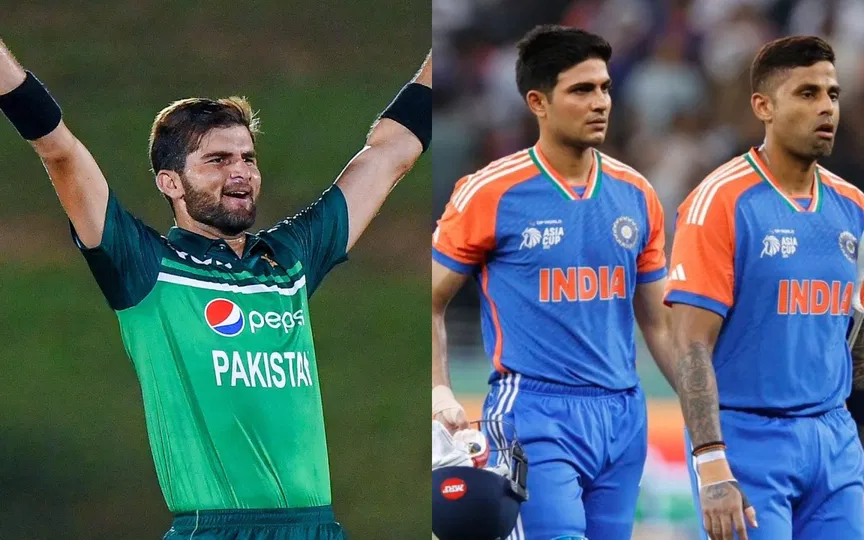 Shaheen Afridi's past record vs India revealed [Source: @Mirshanofficial, @Cric_records45/X.com]