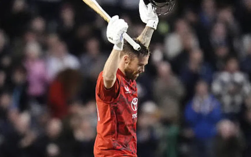 Phil Salt scored 39-ball century. [Source - @hardcricketpix/X.com]