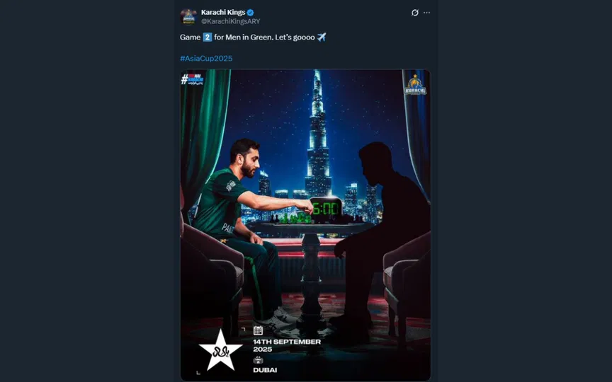 Karachi Kings' post [Source: Screengrab]