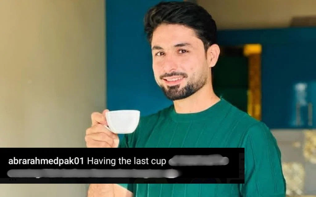 Abrar Ahmed's problematic social media post [Source: @hafsayall/X.com]
