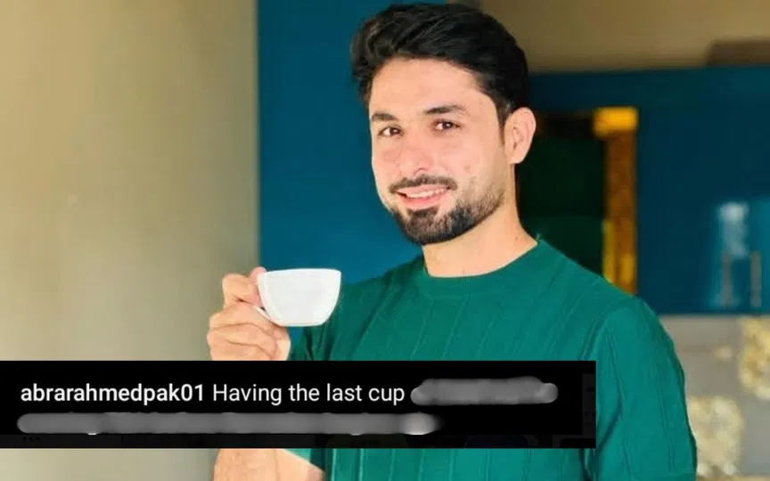 Abrar Ahmed's problematic social media post [Source: @hafsayall/X.com]