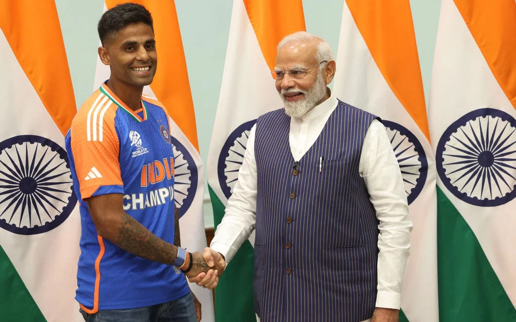 Suryakumar Yadav's career achievements [Source: AFP Photos]