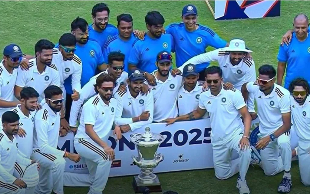 Central Zone win Duleep Trophy 2025 beating South Zone cricket team [Source: @aman_shroff/X.com]