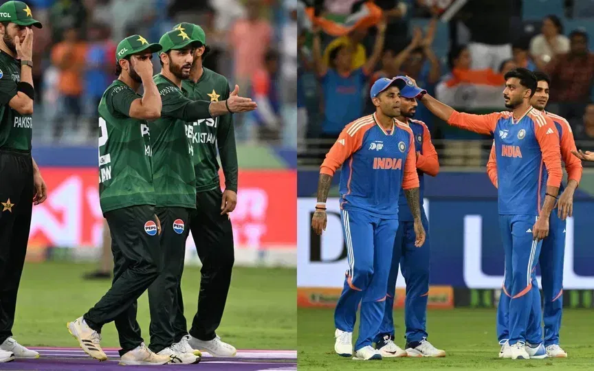 India and Pakistan players didn't shake hands [Source: AFP]