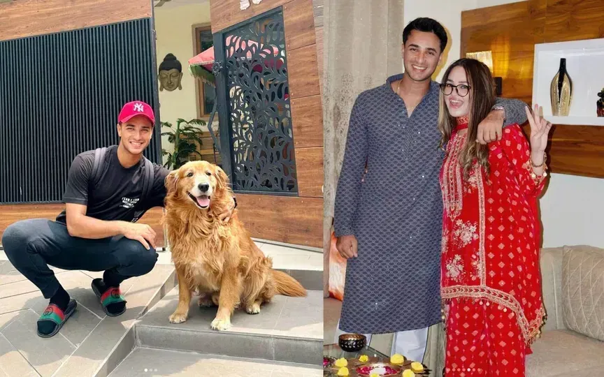 Abhishek Sharma lives with his family in an Amritsar-based luxurious house (Instagram.com/@Abhishek Sharma)