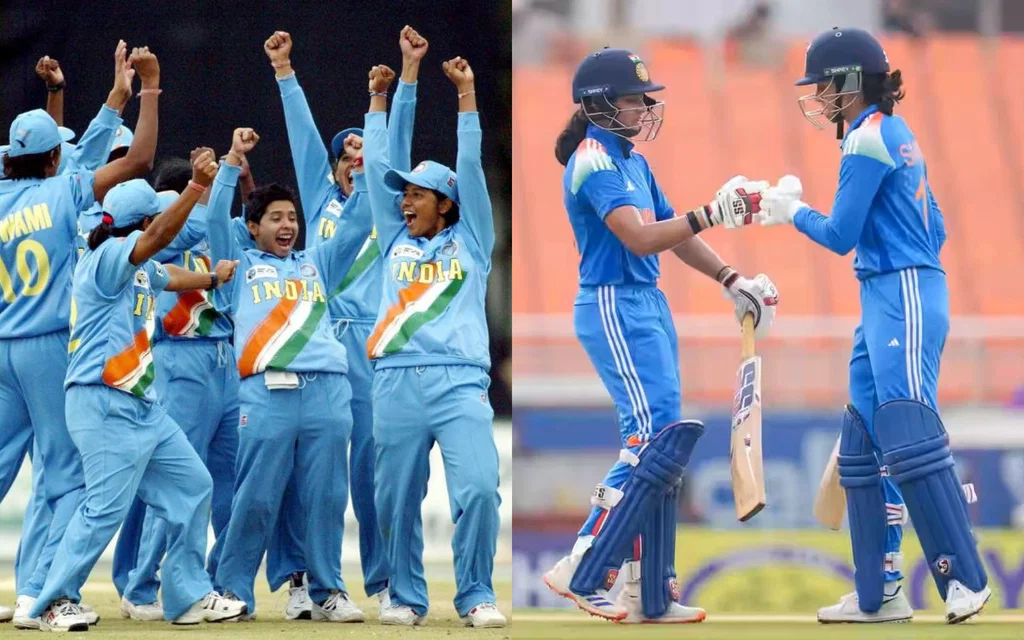 India Women's First Triumph Against Australia In 1995 (Source: @WCI_Official/x.com , @ICC/x.com)