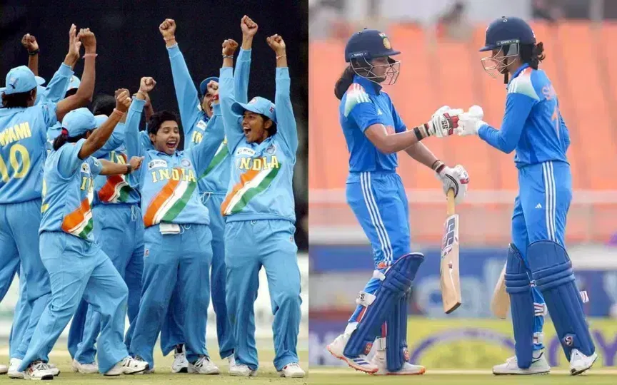 India Women's First Triumph Against Australia In 1995 (Source: @WCI_Official/x.com , @ICC/x.com)