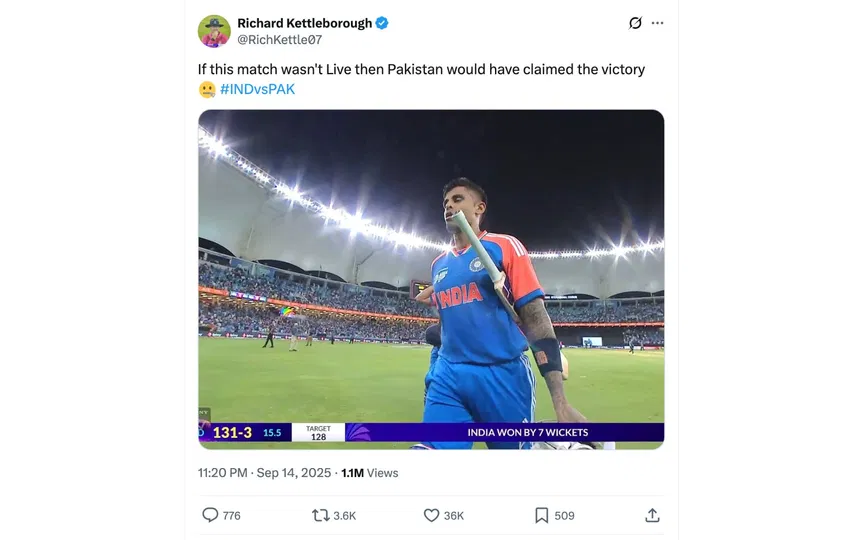 SKY post match - (Source : @ScreenGrab)