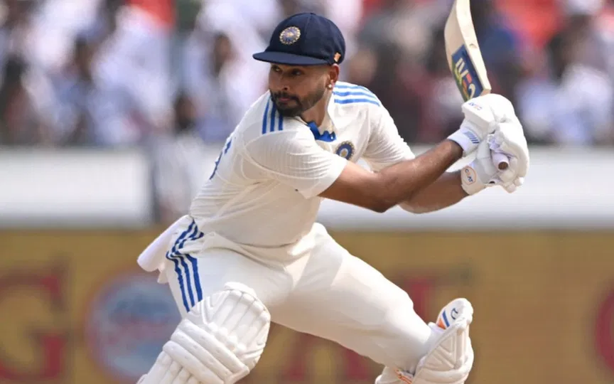 Shreyas Iyer in Test cricket for India (Source: @ESPNcricinfo/X.com)